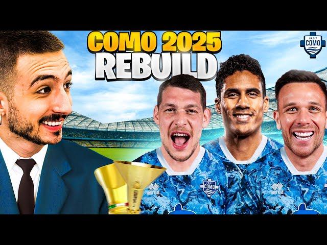 HO COSTRUITO IL COMO DEL 2025 SU FC 24! *REBUILD REALISTICA*