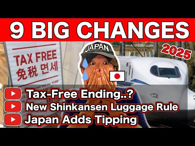 Japan Has Changed | Top 9 New Things to Know Before Traveling to Japan in 2025 |Tax-Free Ending, etc