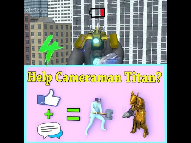 Let'S Repair And Charge The Energy To Save Cameraman Titan ️