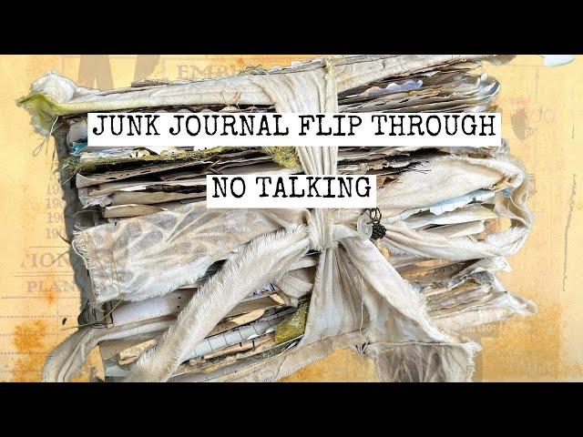 NO-TALKING Junk Journal Flip Through/Junk Journal Tour