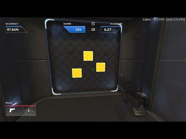 3D Aim trainer Tile Frenzy | 181 **WORLD RECORD**