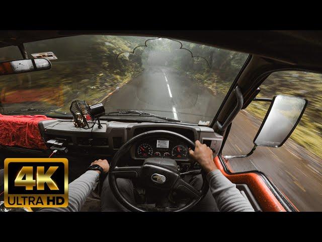 Indian Truck Driving POV in Ghats