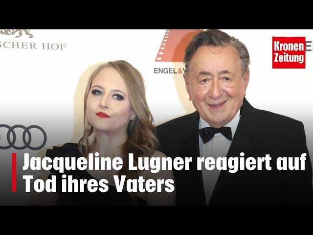 Jacqueline Lugner reagiert auf Tod ihres Vaters | krone.tv NEWS