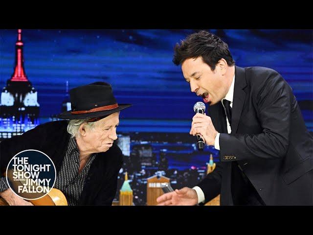 Keith Richards Shows Off His Guitar Skills by Playing Some Rolling Stones Hits | The Tonight Show