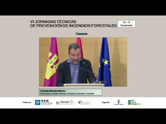 Clausura: Fernando Marchán, viceconsejero de Medio Ambiente