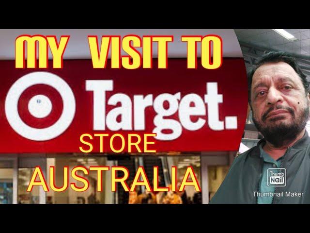 A VISIT TO TARGET STORE Australia