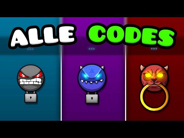 Alle geheimen Codes in Geometry Dash / DEUTSCH (+2.2)