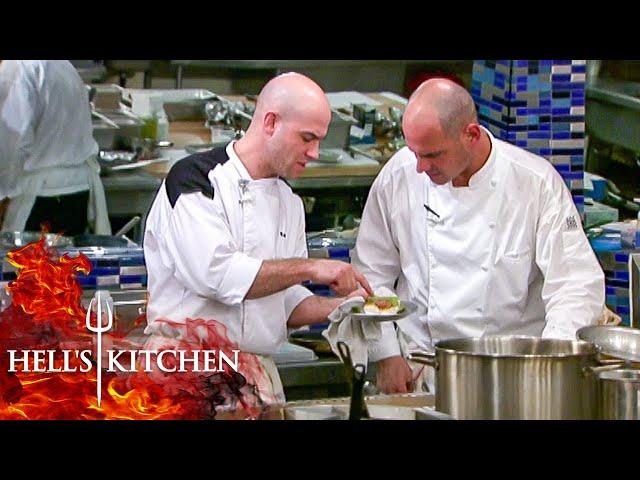 Kevin Catches Gordon's Sneaky Trick | Hell's Kitchen