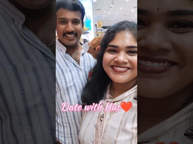 Date with Hus #couplegoals #couple #youtubeshorts #love #minivlog #shortvideo #viral #date#lulumall