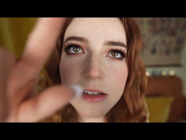 ASMR Can I Touch Your Face? (obsessive personal attention, up close whispering)