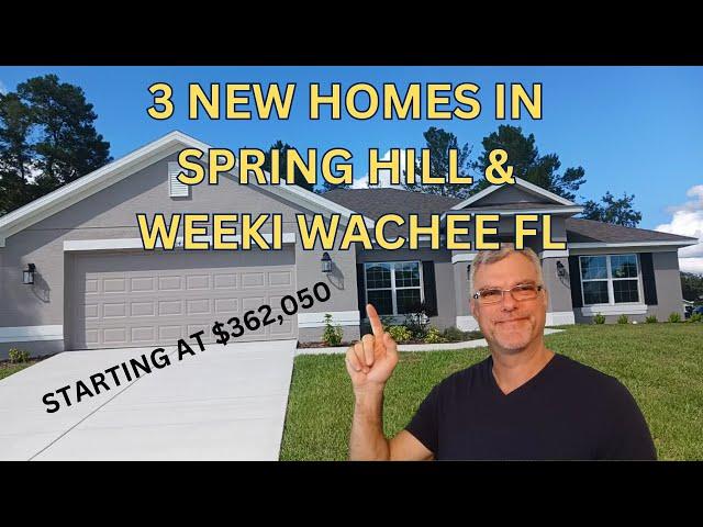 Inside 3 Beautiful New Construction Homes in Spring Hill & Weeki Wachee