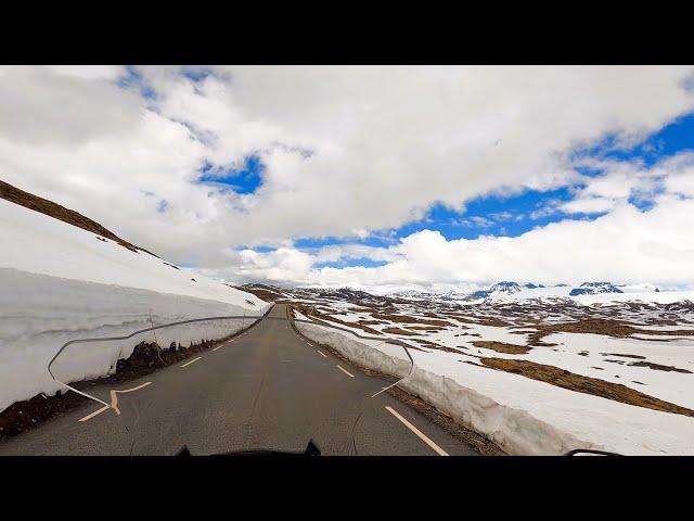 Sognefjell in 4K und voller Länge! 110km von Gaupne nach Lom Skandinavien 2022, Folge 06: Sognefjell