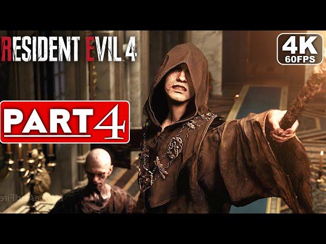 RESIDENT EVIL 4 REMAKE Gameplay Walkthrough Part 4 [4K 60FPS PC ULTRA] - No Commentary (FULL GAME)