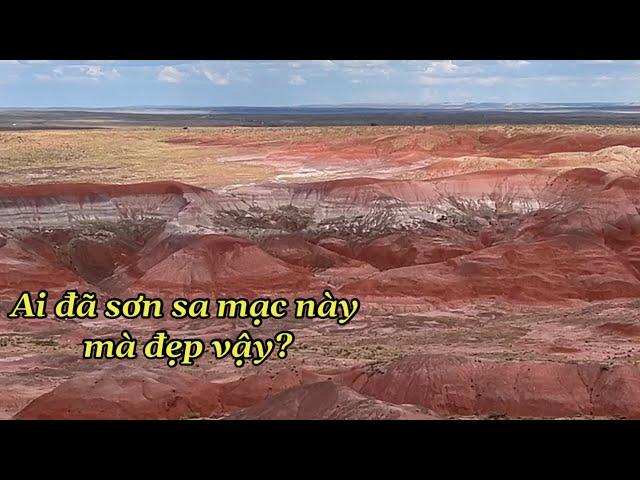 Painted Desert National Park- Arizona / Sa mạc đẹp như tranh ở công viên quốc gia Arizona.