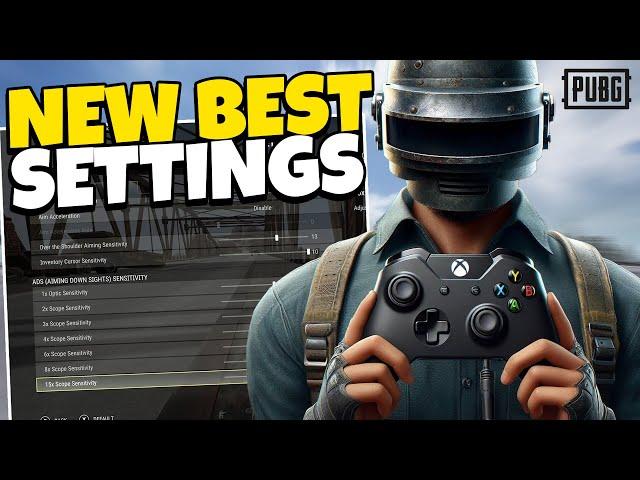 *NEW* BEST Controller Settings for PUBG! (PS4/PS5/XBOX)