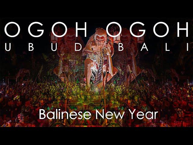 4K Ogoh - Ogoh Nyepi. Ubud. Bali. Silent Day. Balinese New Year!