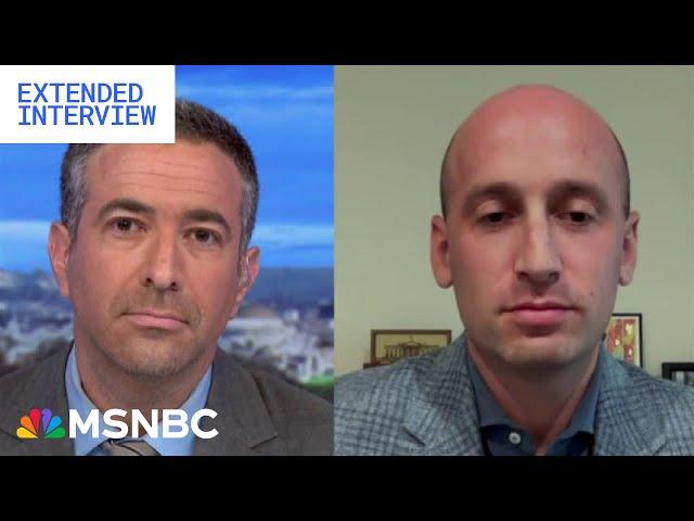 Heat on 'zombie' Project 2025: Trump insider runs from 2025 plan on live TV (Melber Intv Part 1)