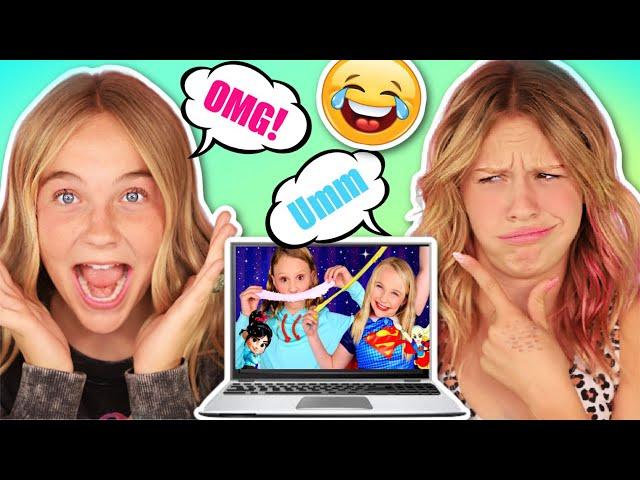 Reacting to our First YouTube Video with My Best Friend! Funny and Cringy!