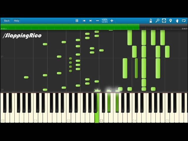 aSongScout arr, Cars 2 Main Theme - Piano - Synthesia