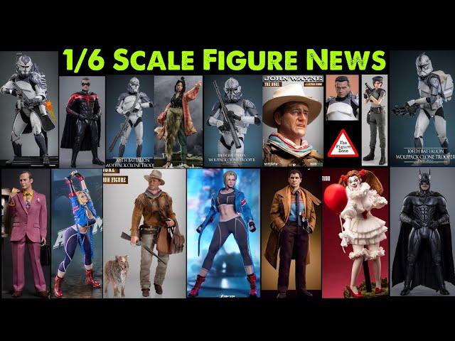 1/6 Scale Figure News Cammy, John Wayne, Hot Toys Star Wars Wolffe, Batman & Robin, Saul, PennyWise