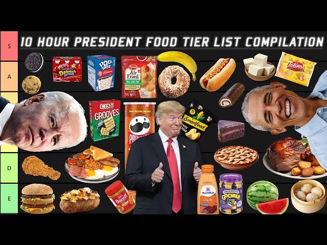 PRESIDENTS 10 HOUR FOOD COMPILATION