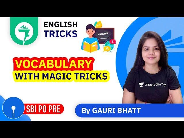 7-Minute English Tricks | Vocabulary with Magic Tricks | By Gauri Bhatt