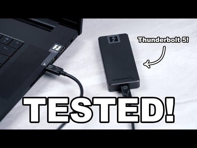 SABRENT Thunderbolt 5 Drive TESTED!