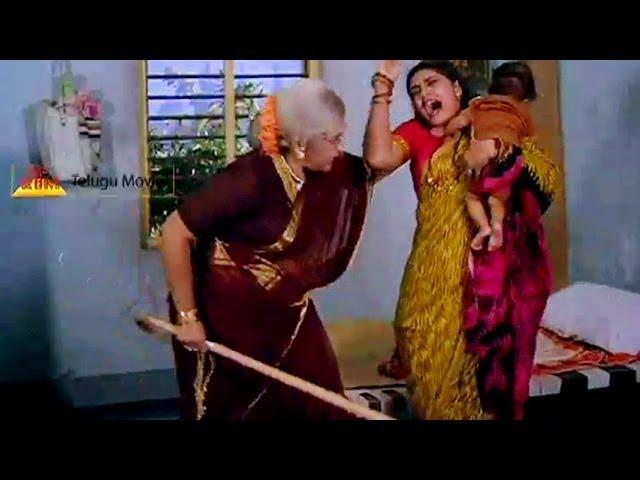 Comedy Scene Between Bhanumathi & Silk Smitha In Bamma Maata Bangaru Baata Telugu Movie