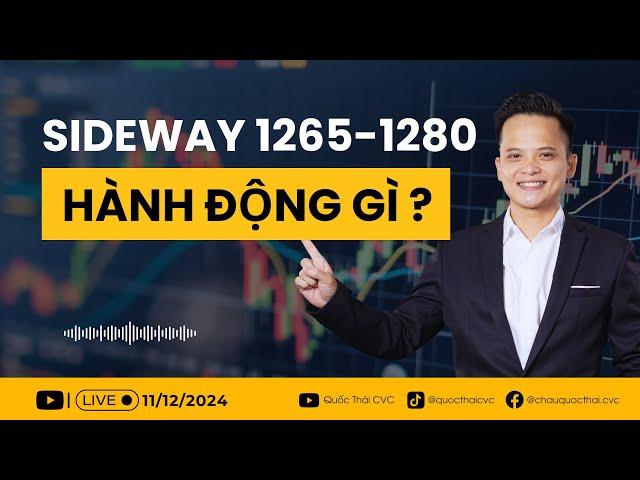 Chứng khoán hôm nay | Nhận định thị trường 11/12/2024: Sideway 1265-1280, hành động gì ?