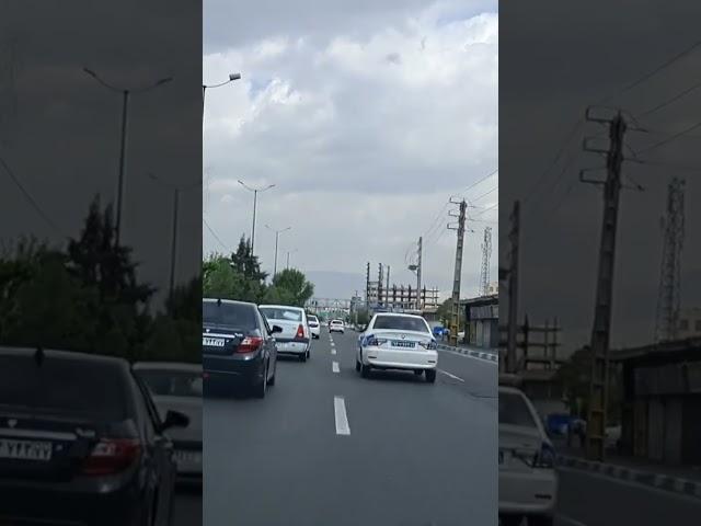 Driving Through Tehran's Darkest Qazvin St #iran #car #street #explore #drive #morning #commute