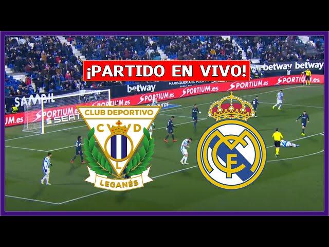  LEGANÉS vs REAL MADRID EN VIVO  JUEGA MBAPPE Y VINICIUS JR POR LA LIGA 2024 / SECTA DEPORTIVA