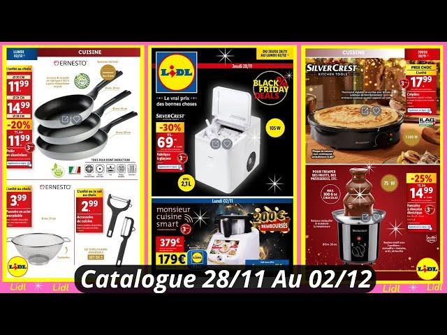 catalogue LIDL BLACK FRIDAY du 28 Novembre au 02 Décembre 2024 ️ Arrivage - FRANCE