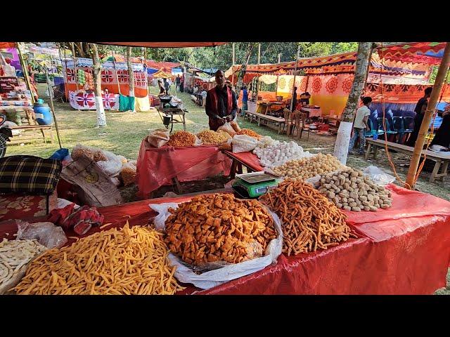 গ্রামের ঐতিহ্যবাহী শীতকালীন পৌষ মেলা - Winter Village Fair in Bangladesh