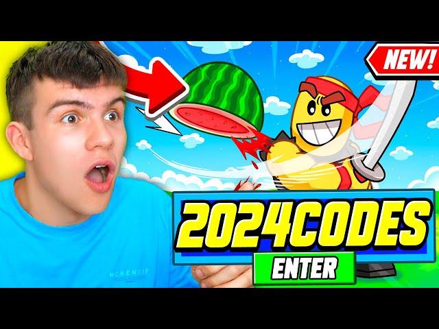 *NEW* ALL WORKING CODES FOR FRUIT NINJA SIMULATOR IN 2024! ROBLOX FRUIT NINJA SIMULATOR CODES