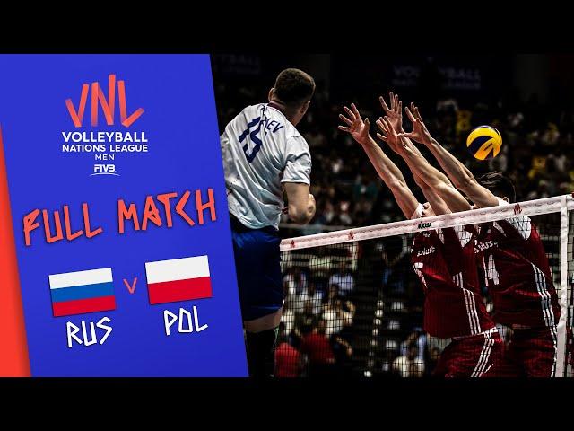 Russia  Poland - Full Match | Men’s Volleyball Nations League 2019