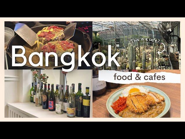 BANGKOK FOOD VLOG | hamburger fine dining, wine bars & greenhouse cafe