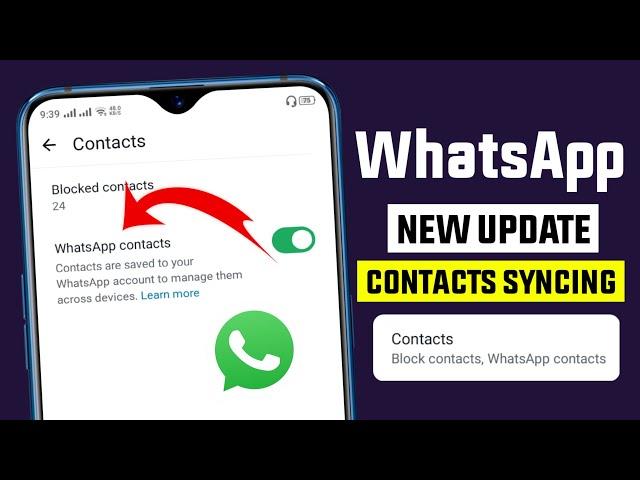 WhatsApp new update || WhatsApp new privacy update || WhatsApp contact syncing update 2024