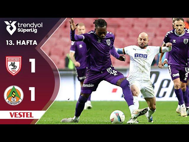 Vestel | Samsunspor (1-1) Alanyaspor - Highlights/Özet | Trendyol Süper Lig - 2024/25