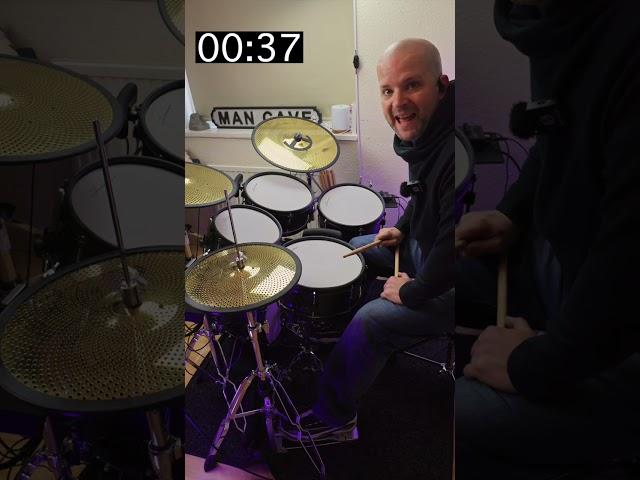 @ppstix 1 MINUTE DRUM LESSON: 16th Note Groove Part 2