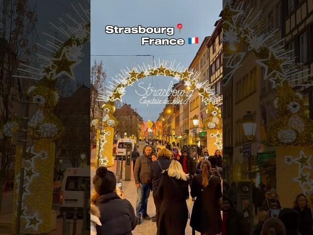 How does Strasbourg capture the spirit of Christmas so perfectly?  #strasbourg #france #shorts