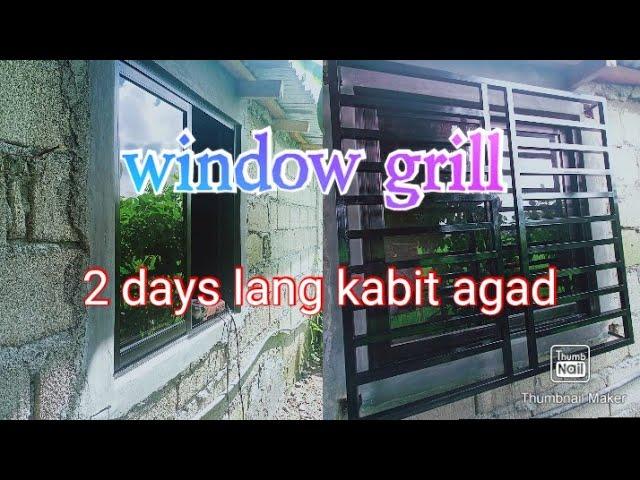 How to make window grills/Paano gumawa ng window grills..