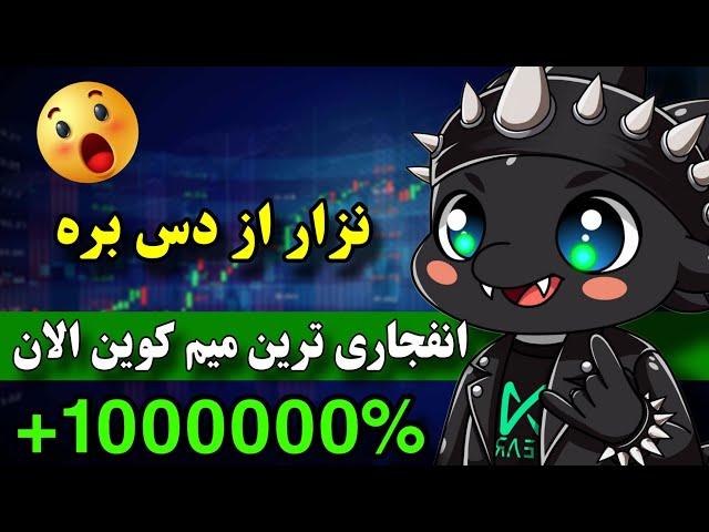 انفجاری ترین میم کوین الان  پتانسیل رشد فضایی