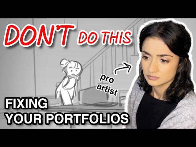 Storyboard Artist gives HONEST FEEDBACK on YOUR PORTFOLIOS