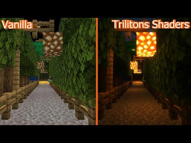 Minecraft | Vanilla vs Trilitons Shaders