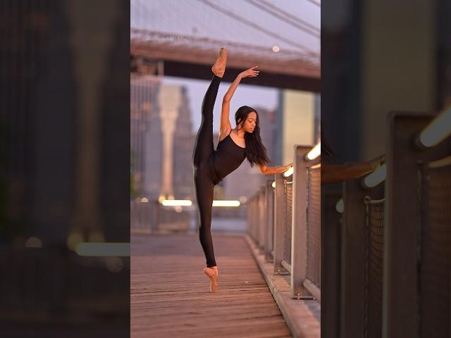 5 am session in New York with Mia @Ballerina_Mia #ballerina