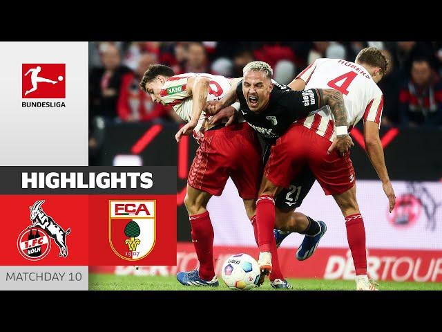 1. FC Köln - FC Augsburg 1-1 | Highlights | Matchday 10 – Bundesliga 2023/24