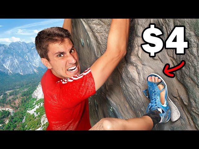 Can I Climb a Mountain in $4 Shoes?