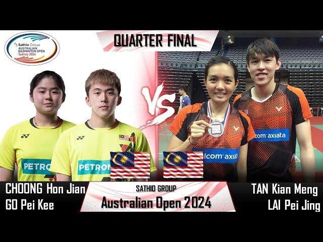 CHOONG Hon Jian /GO Pei Kee vs TAN Kian Meng /LAI Pei Jing | Australian Open 2024 Badminton
