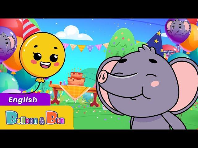 Happy Birthday Music - Fun Song  Balloon and Ben #happybirthday #happybirthdaysong