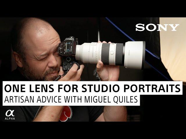 Pro Portrait Photographer's Go-To Lens for Studio Portraits